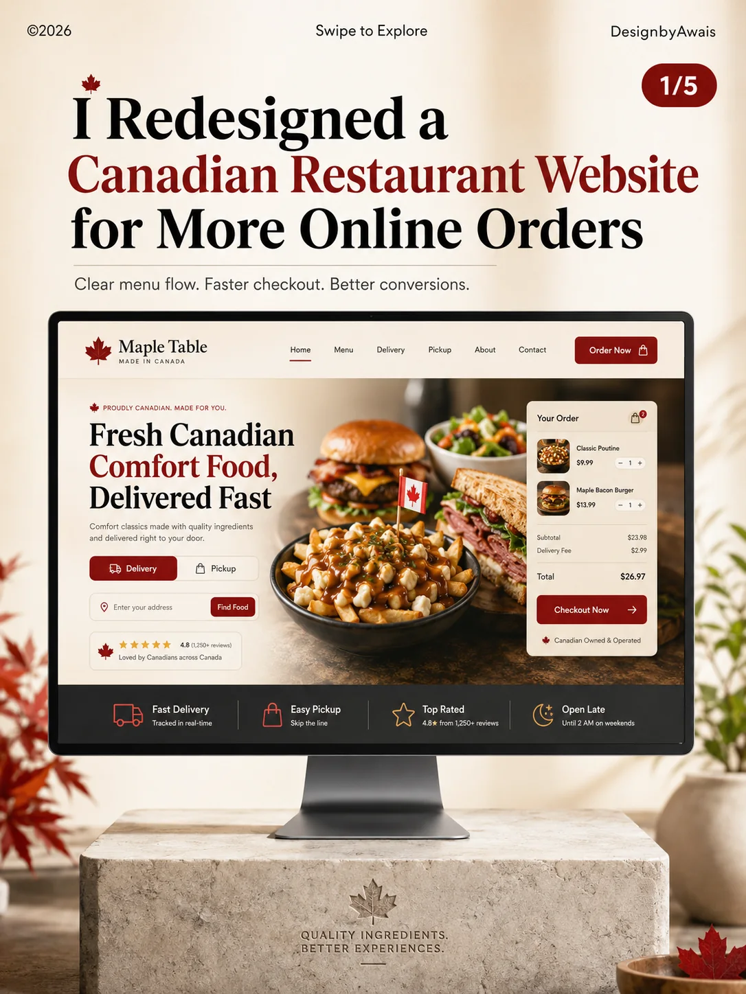 Canadian Restaurant design preview