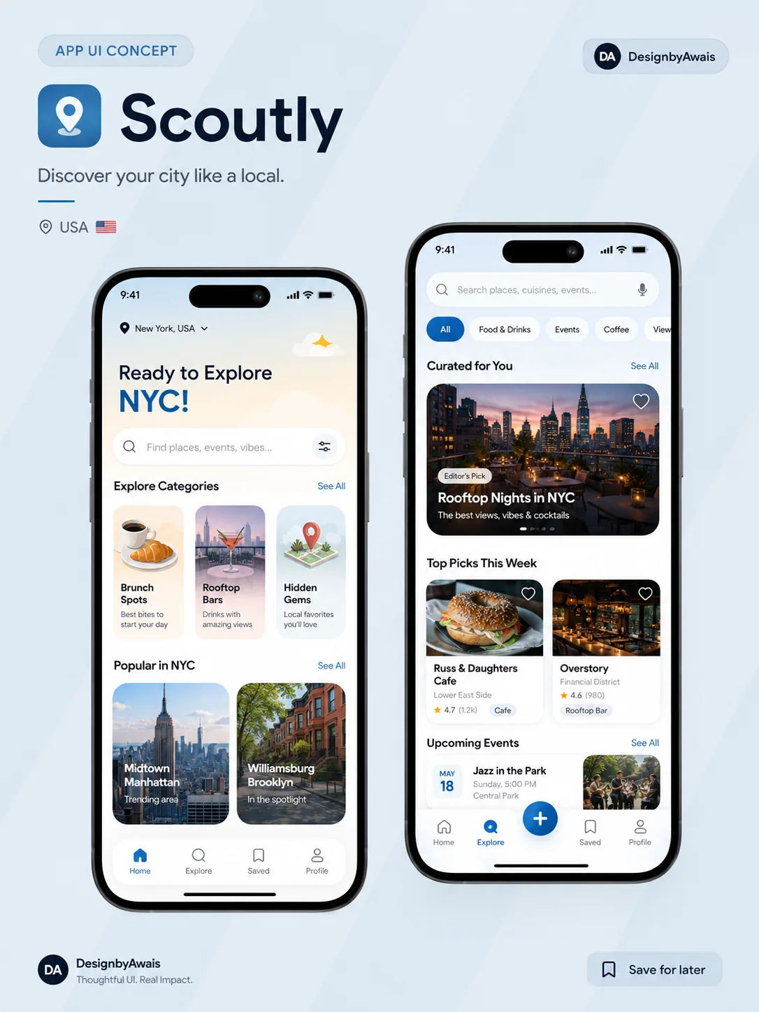 Scoutly design preview